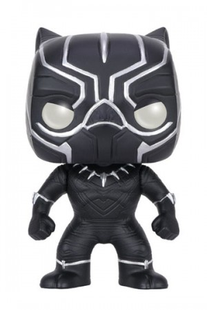Captain America Civil War POP! Vinyl Bobble-Head Black Panther 10 cm Mini-figurine Marvel Comics