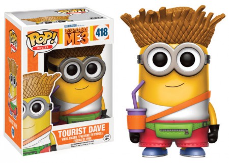 Despicable Me 3 POP! Movies Vinyl Figure Tourist Dave 9 cm Mini-figurine Cattivissimo me