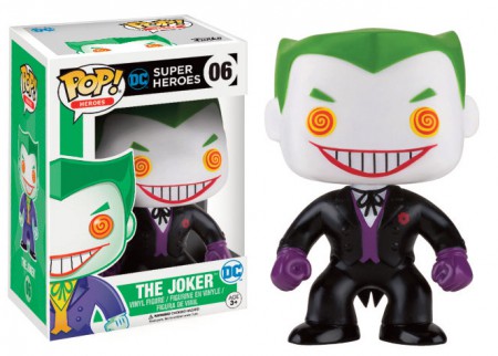 DC Comics POP! Heroes Figure The Joker (Black Suit) 9 cm Mini-figurine Batman