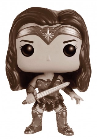 Batman vs Superman POP! Heroes Vinyl Figure Wonder Woman (B&W) 9 cm Mini-figurine Batman