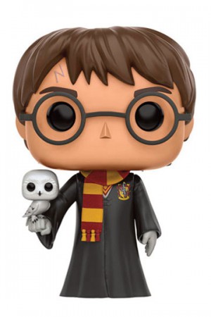 Harry Potter POP! Movies Vinyl Figure Harry with Hedwig 9 cm