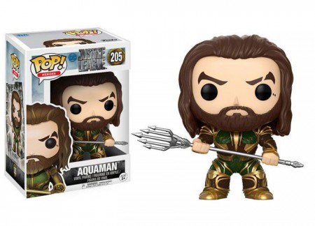 Justice League Movie POP! Movies Vinyl Figure Aquaman (Armored) 9 cm