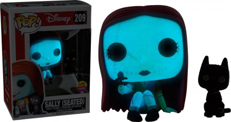 Nightmare Before Christmas POP! Vinyl Figure Sally (Seated) GITD 9 cm